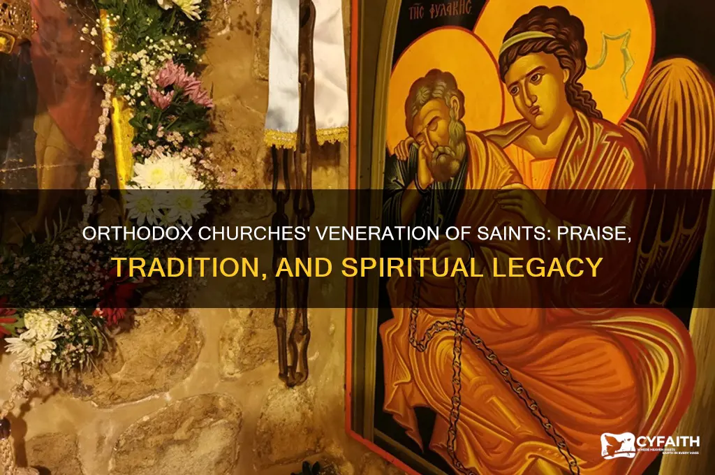 did orthodox churches praise saints