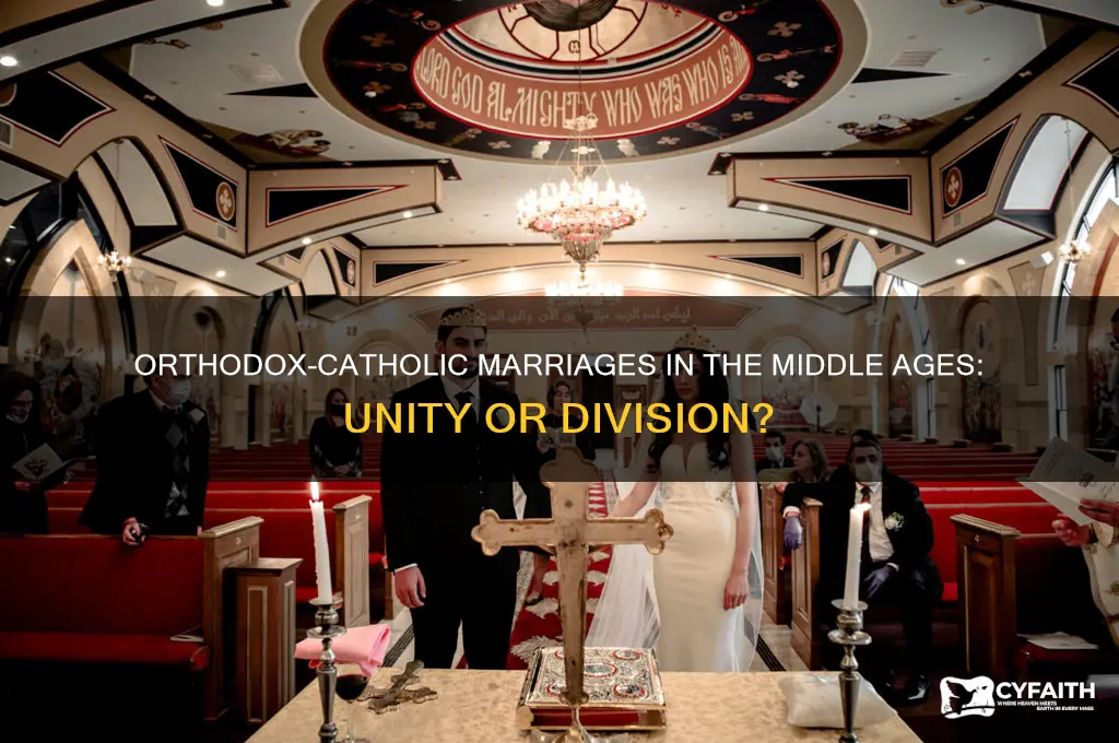 did orthodox marry with catholics in the middle ages