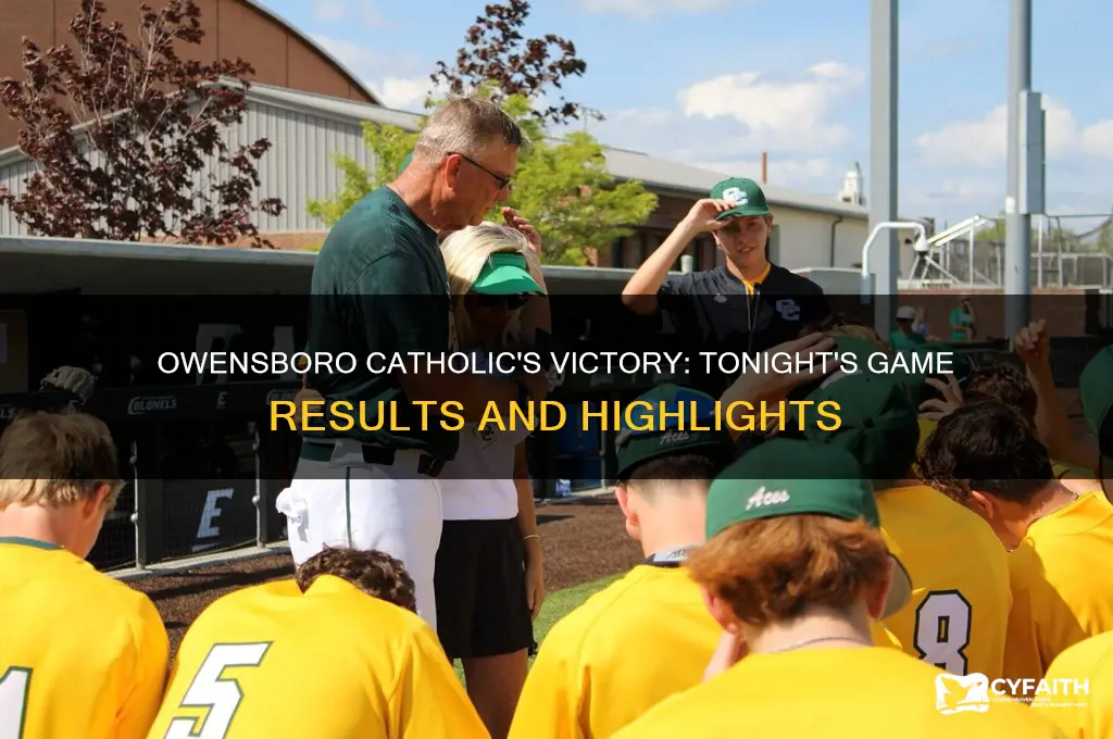 did owensboro catholic win tonight