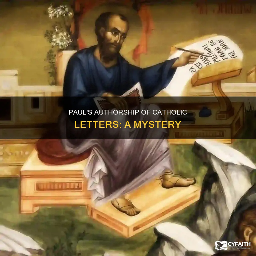 did paul write the letters catholic