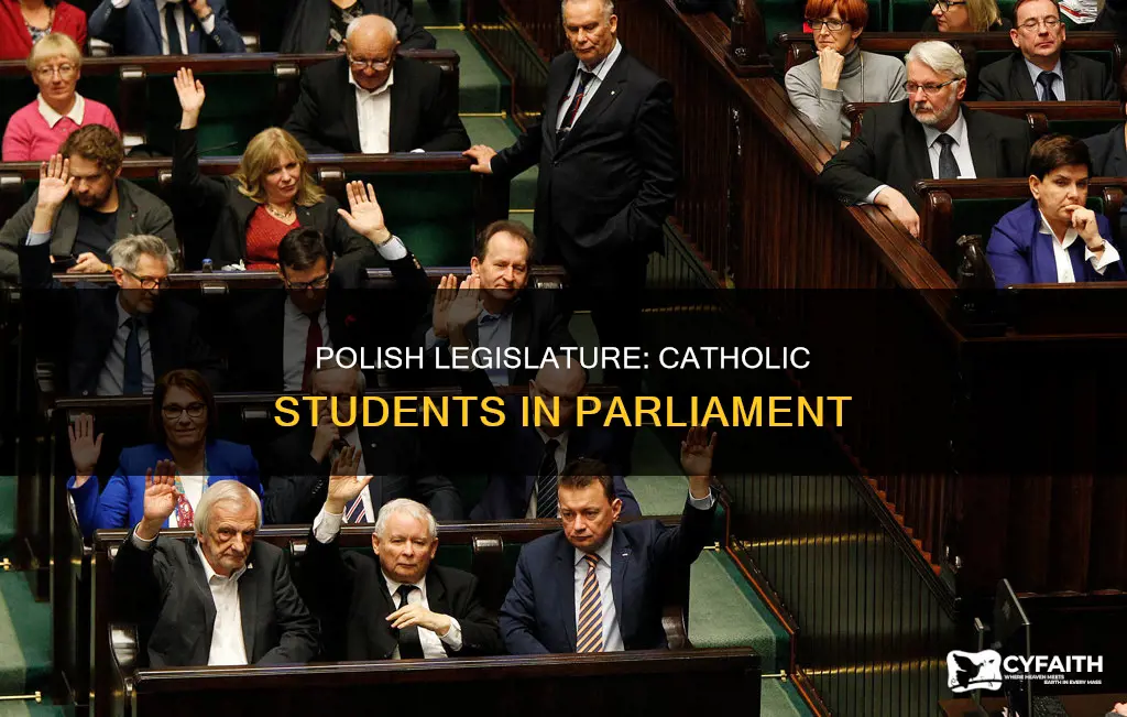 did polish legislature invite catholic students to parliament