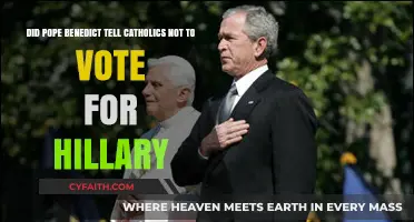 Pope Benedict's Alleged Advice: Should Catholics Avoid Voting Hillary?