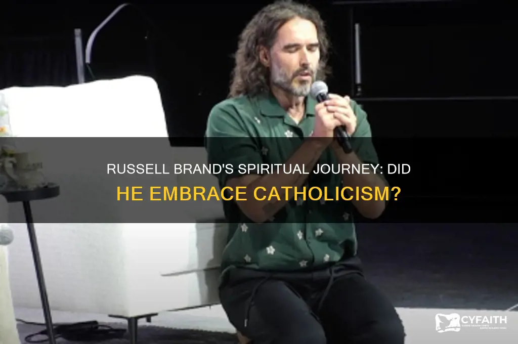 did russell brand become catholic