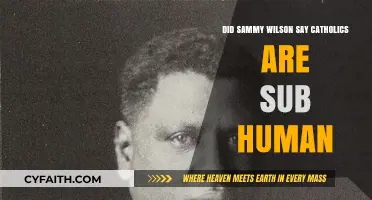 Sammy Wilson's Anti-Catholic Rant: Sub-Human Slur?