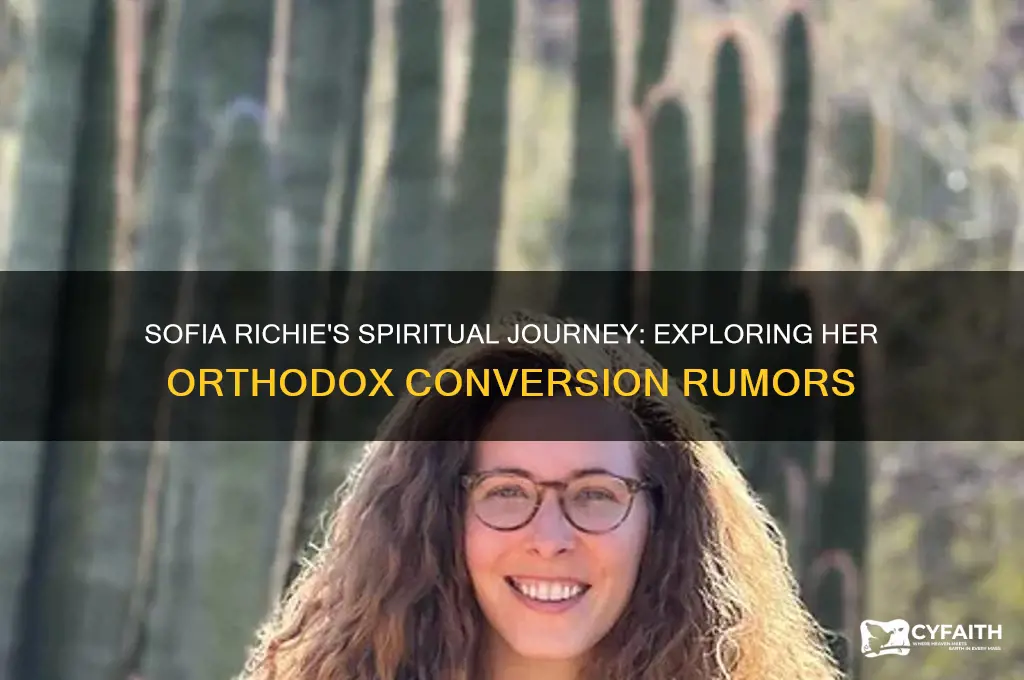 did sofia richie convert orthodox