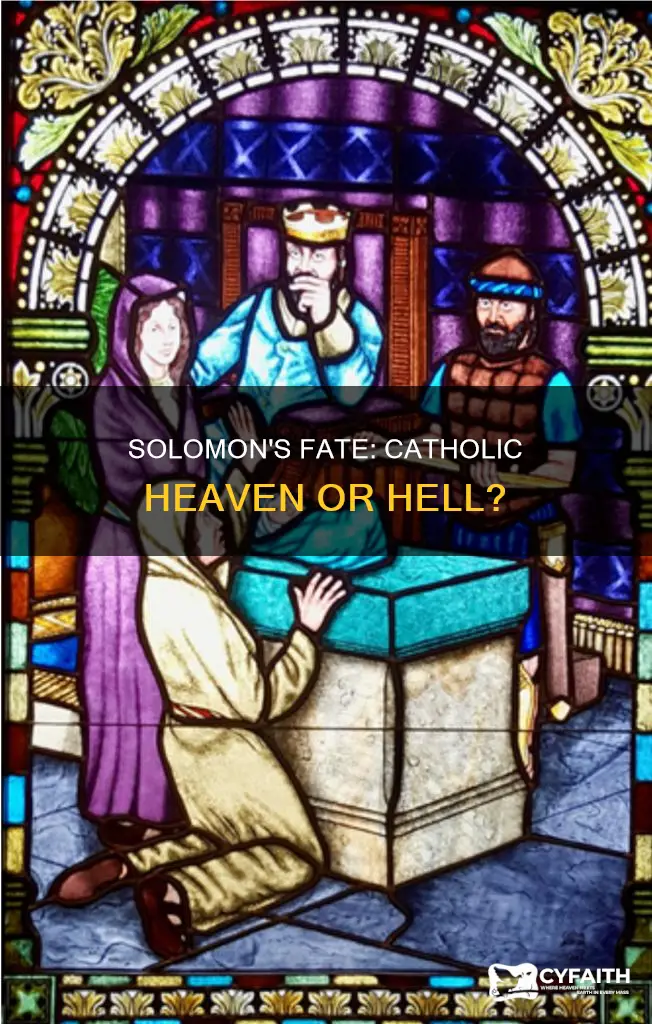 did solomon go to heaven catholic