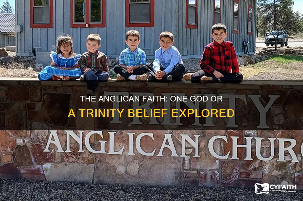 did the anglican have one god