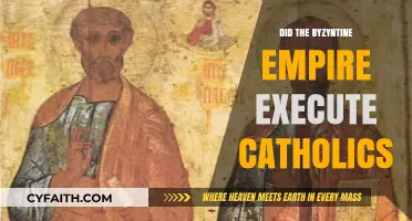 The Byzantine Empire: Executing Catholic Followers