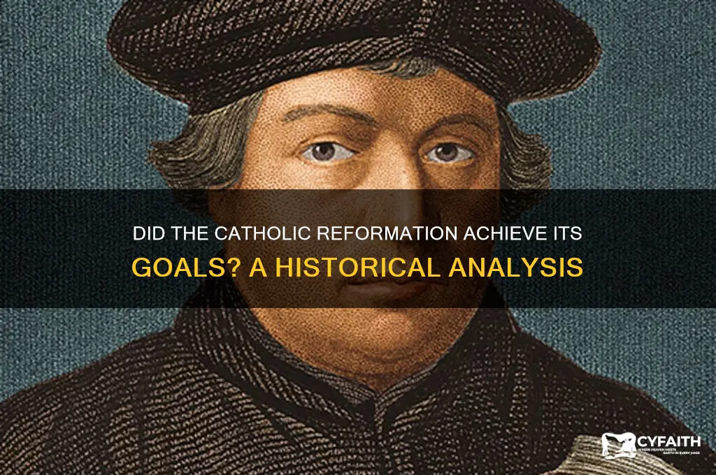 did the catholic reformation succeed