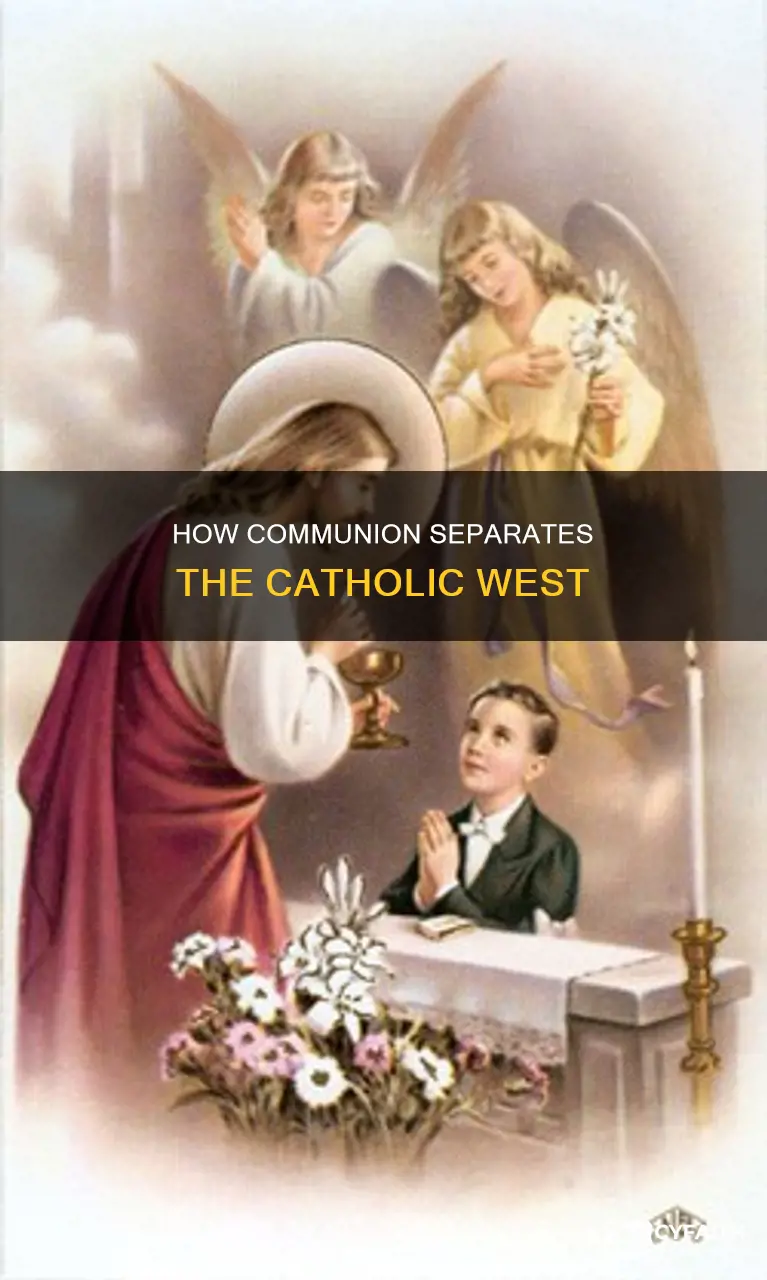 did the catholic west use communion