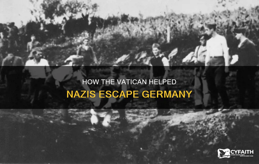 did the catholics help nazis escape germany