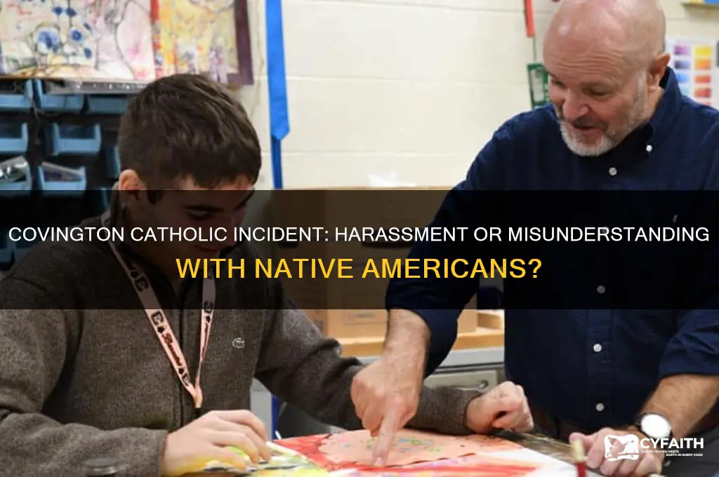 did the covington catholic kids harass the native americans