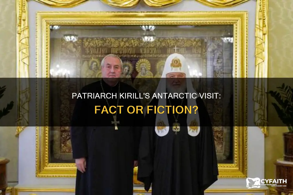 did the head of the russian orthodox church visit antarctica