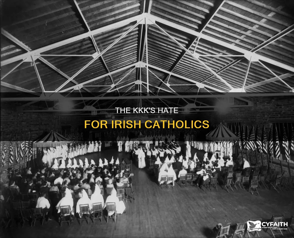 did the kkk oppose irish catholics