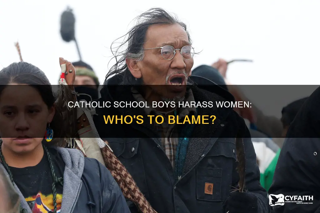 did the ky catholic kids yell at women