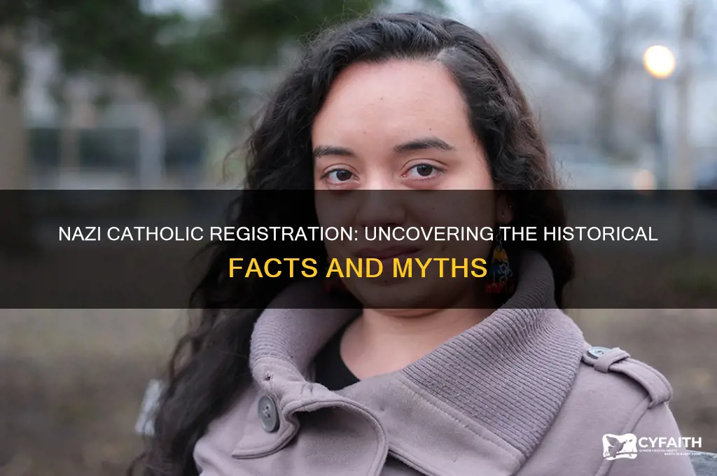did the nazis register catholics