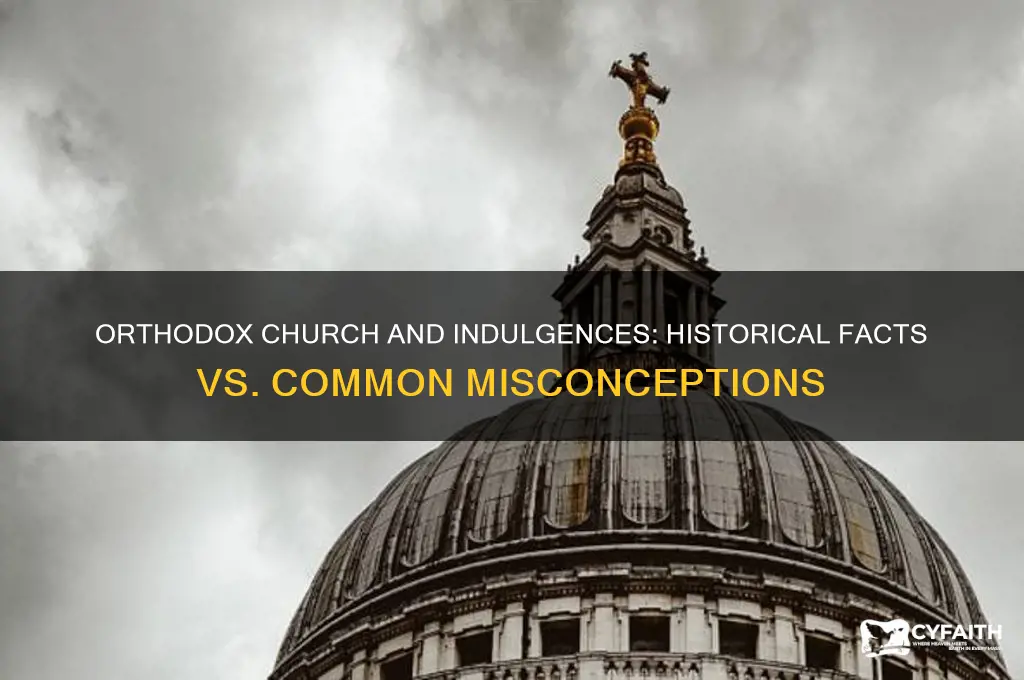 did the orthodox church sell indulgences