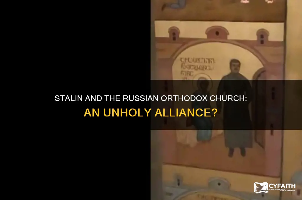 did the russian orthodox church support stalin