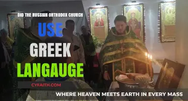 Russian Orthodox Church's Historical Use of Greek Language Explored