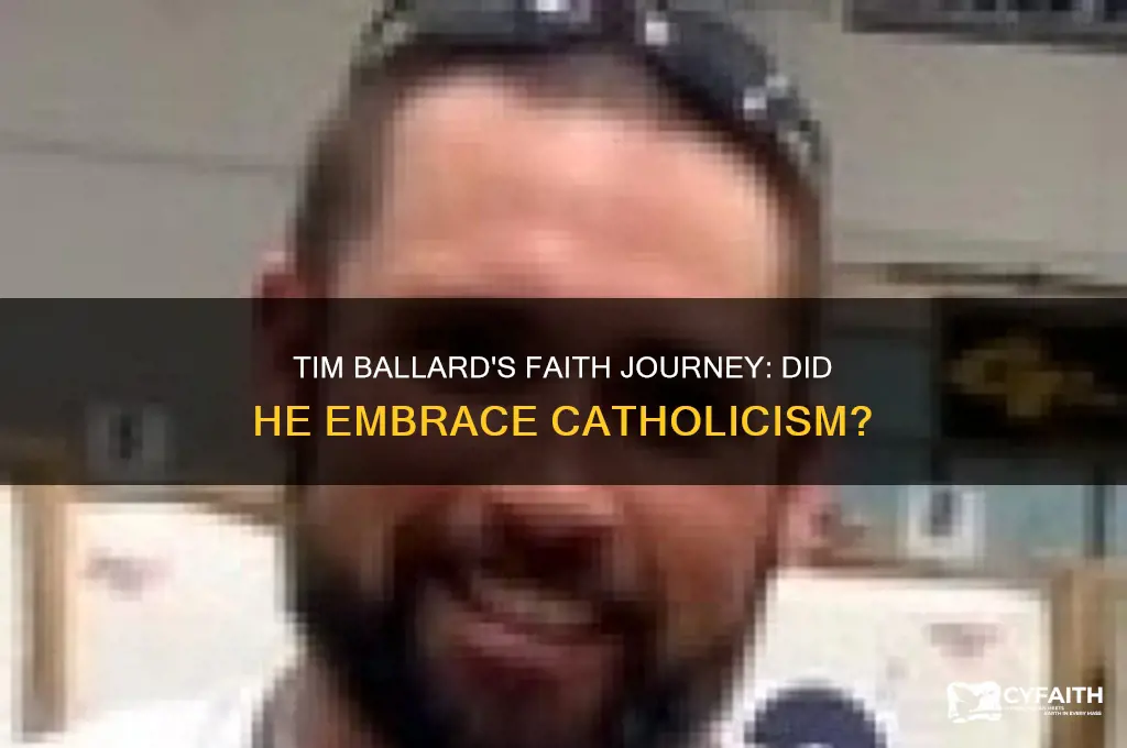 did tim ballard become catholic