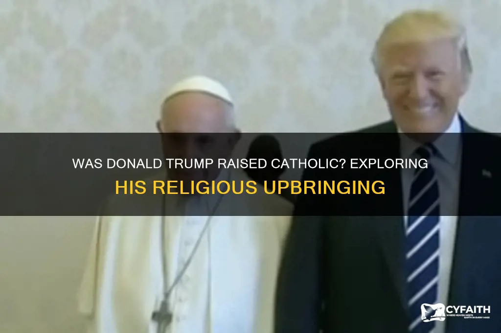 did trump grew up catholic