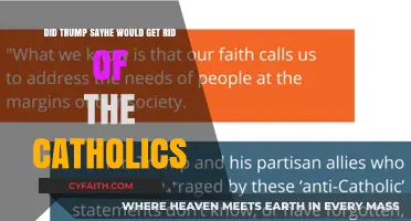 Trump's Catholic Remarks: Fact-Checking Claims of Religious Targeting