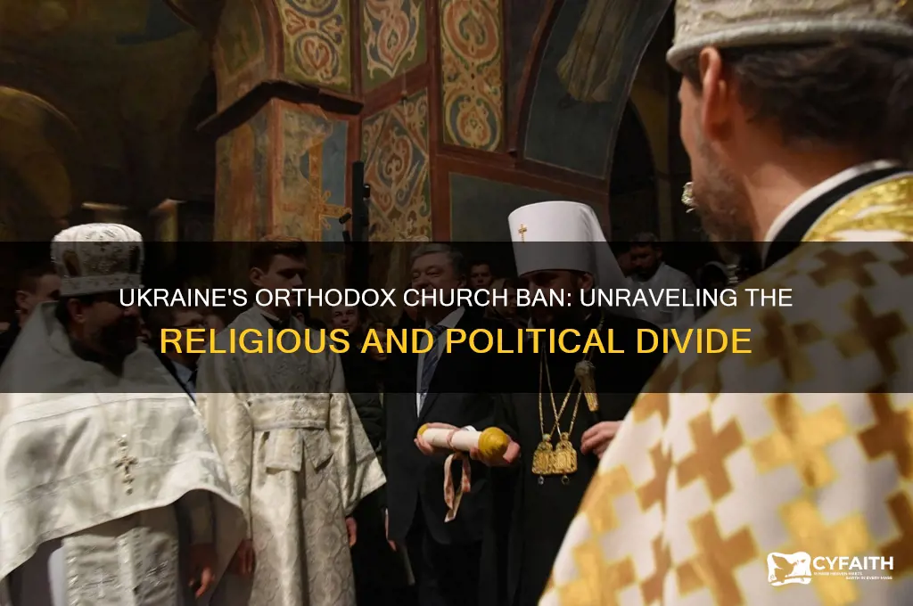 did ukraine ban orthodox church