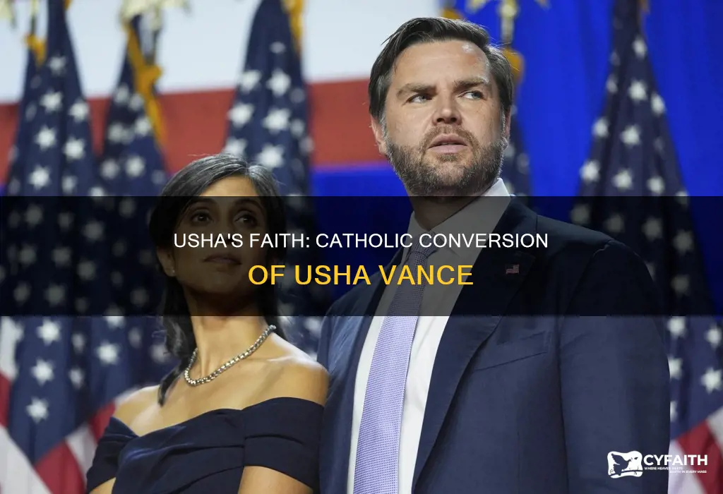 did usha vance convert to catholic