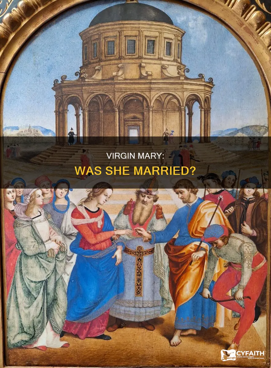 did vigrin mary get married catholic