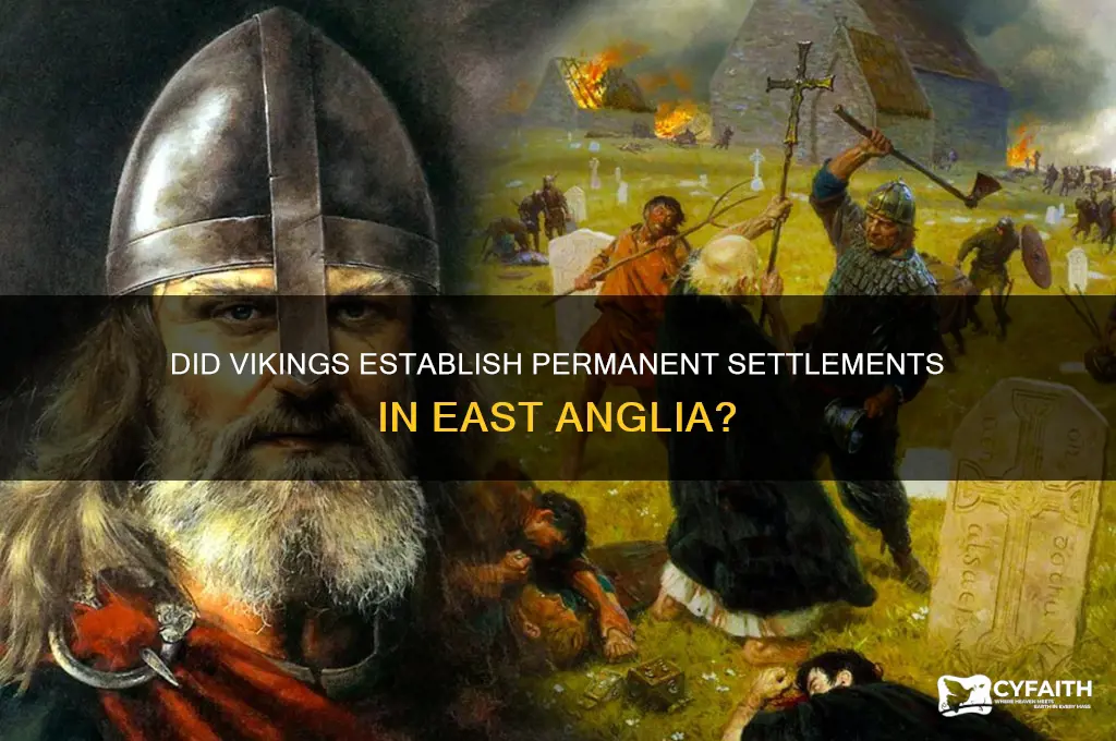 did vikings really settle permanently in east anglica