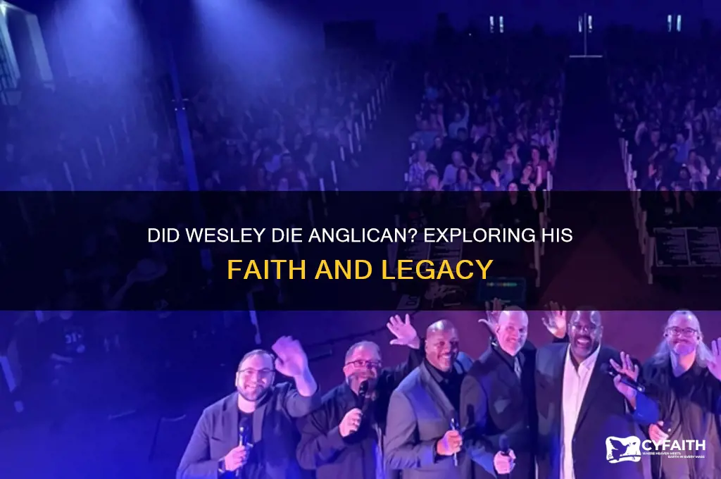 did wesley die anglican
