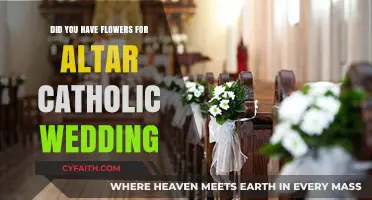 Flowers for Catholic Wedding Altars: What You Need to Know