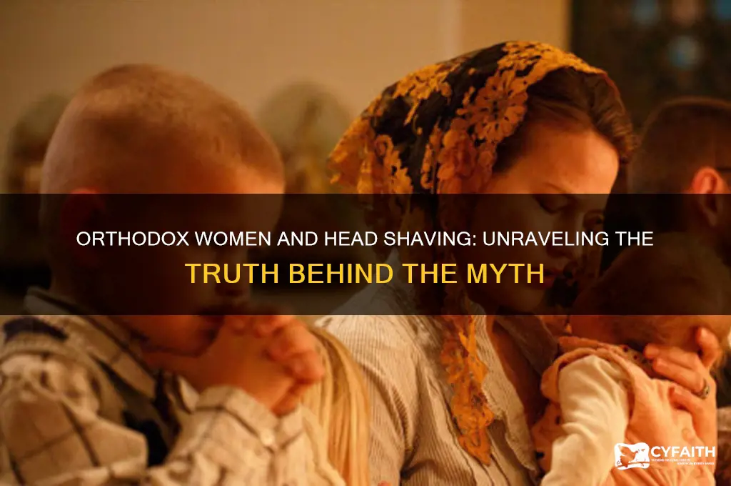 do all married orthodox women shave their heads