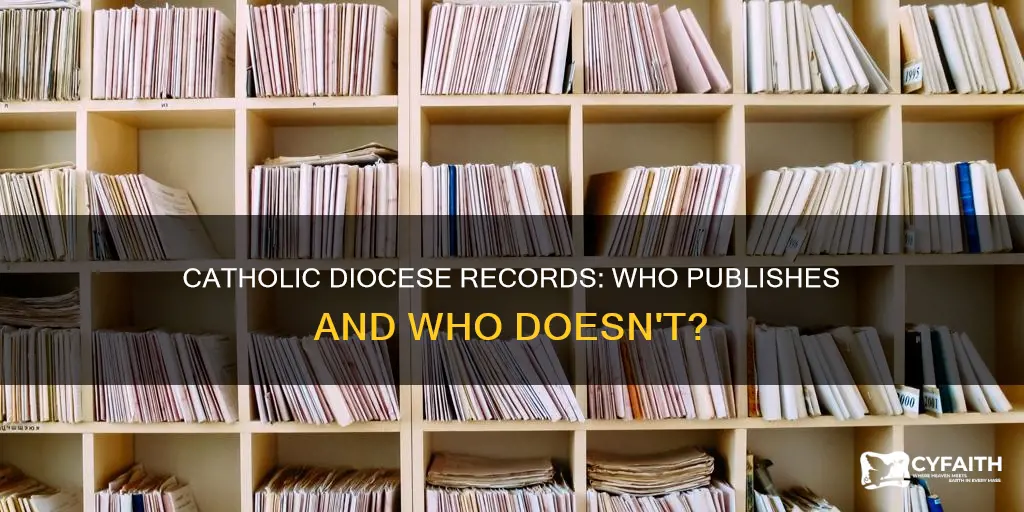 do all the catholic diocese publish their records