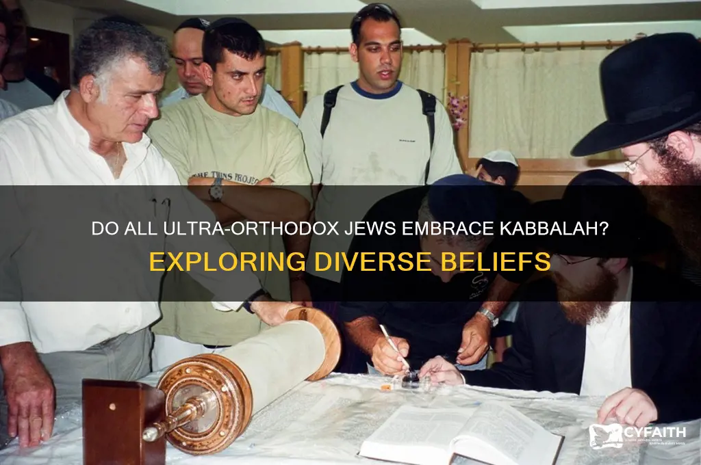 do all ultra orthodox jews accept kabbalah
