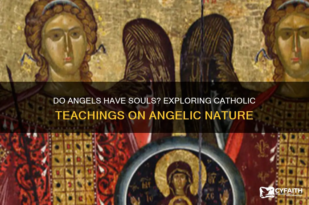 do angels have souls catholic