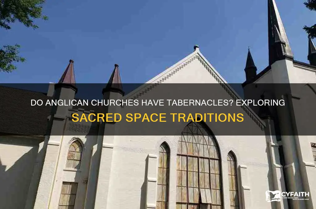 do anglican churches have tabernacles
