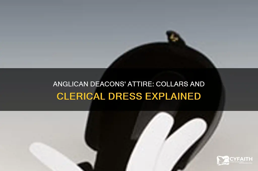 do anglican deacons wear collars