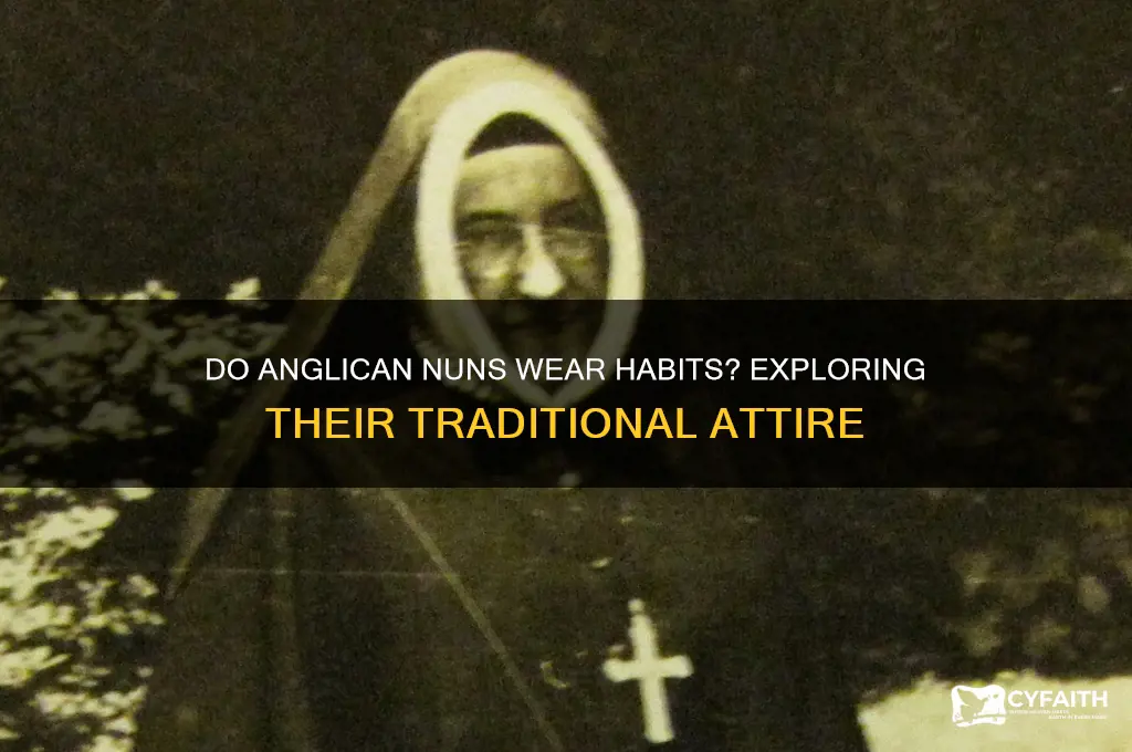 do anglican nuns wear habits