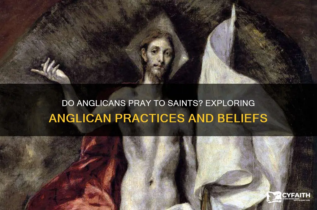 do anglican pray to saints