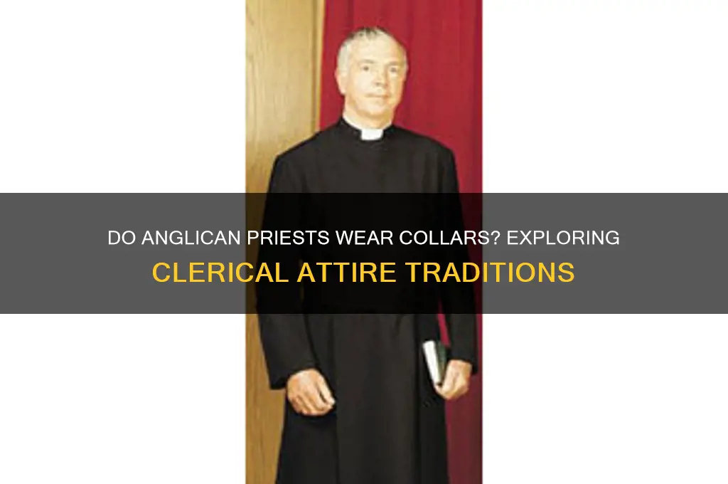 do anglican priests wear collars