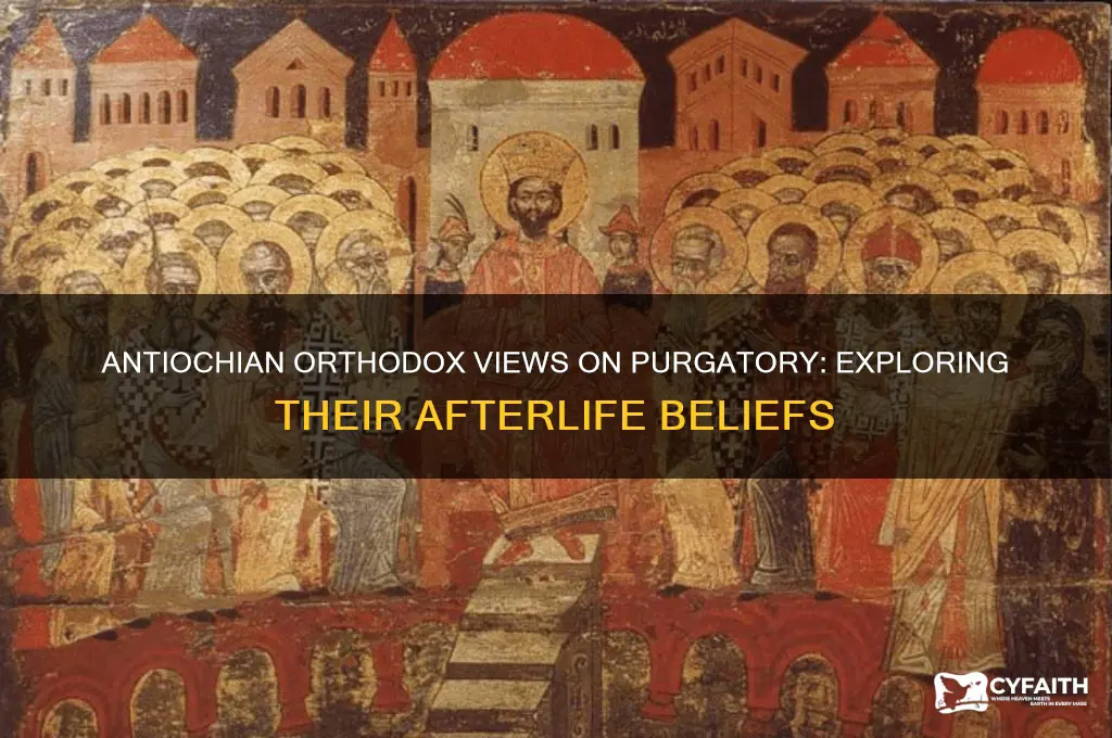 do antiochian orthodox believe in purgatory