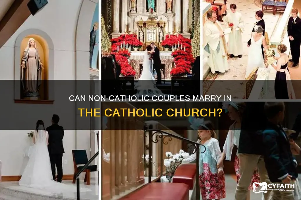 do both bride and groom have to be catholic