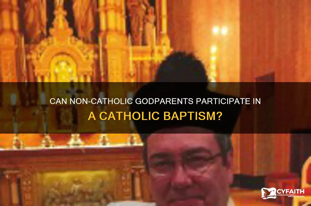 do both godparents have to be catholic to baptize