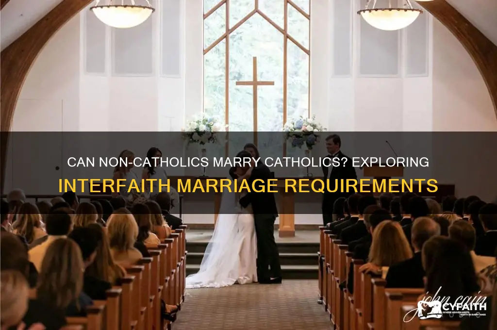do both have to be catholic to be married