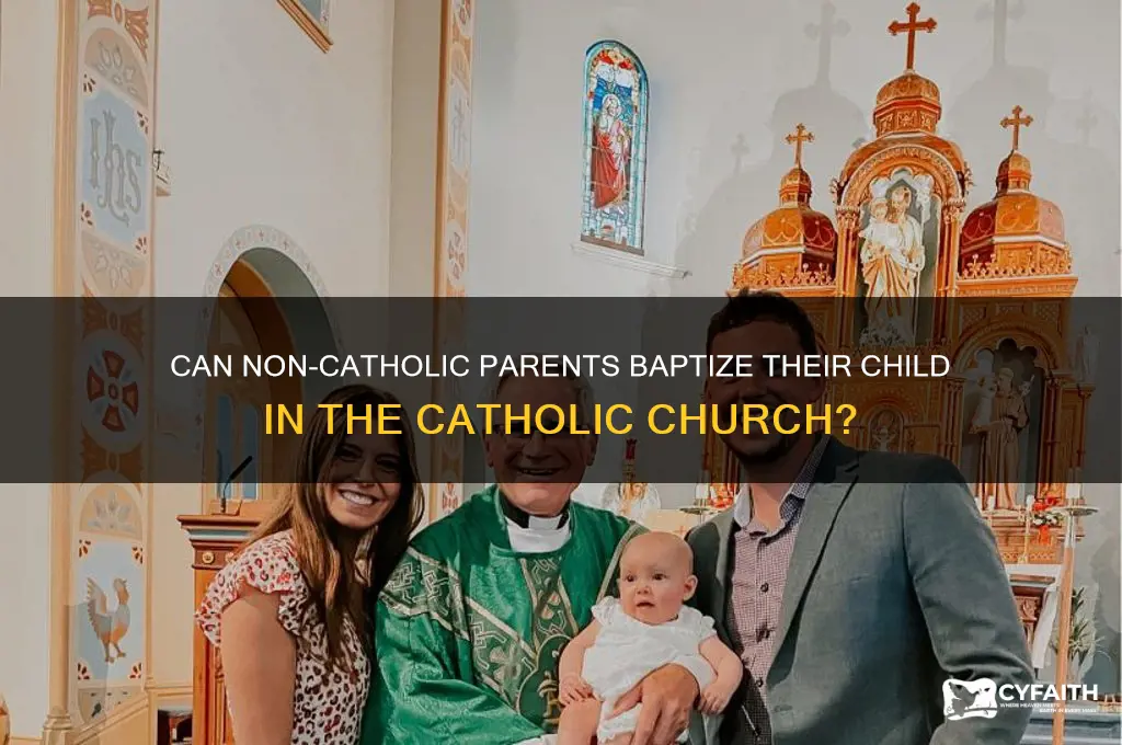 do both parents have to be catholic for baptism