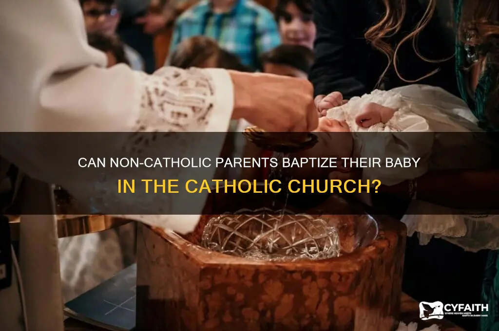 do both parents have to be catholic to baptize baby