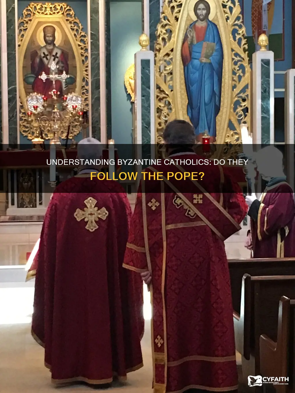 do byzantine catholics follow the pope