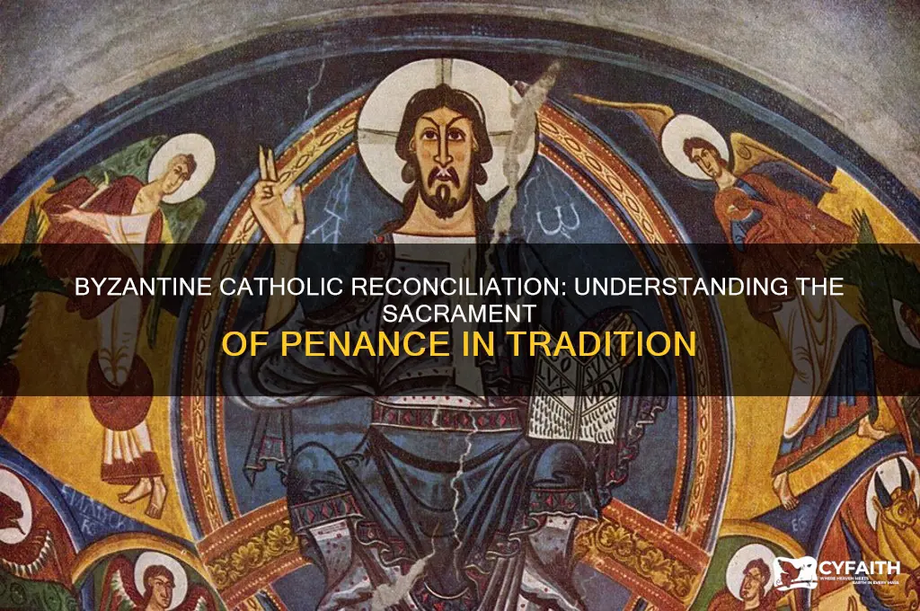 do byzantine catholics have reconciliation
