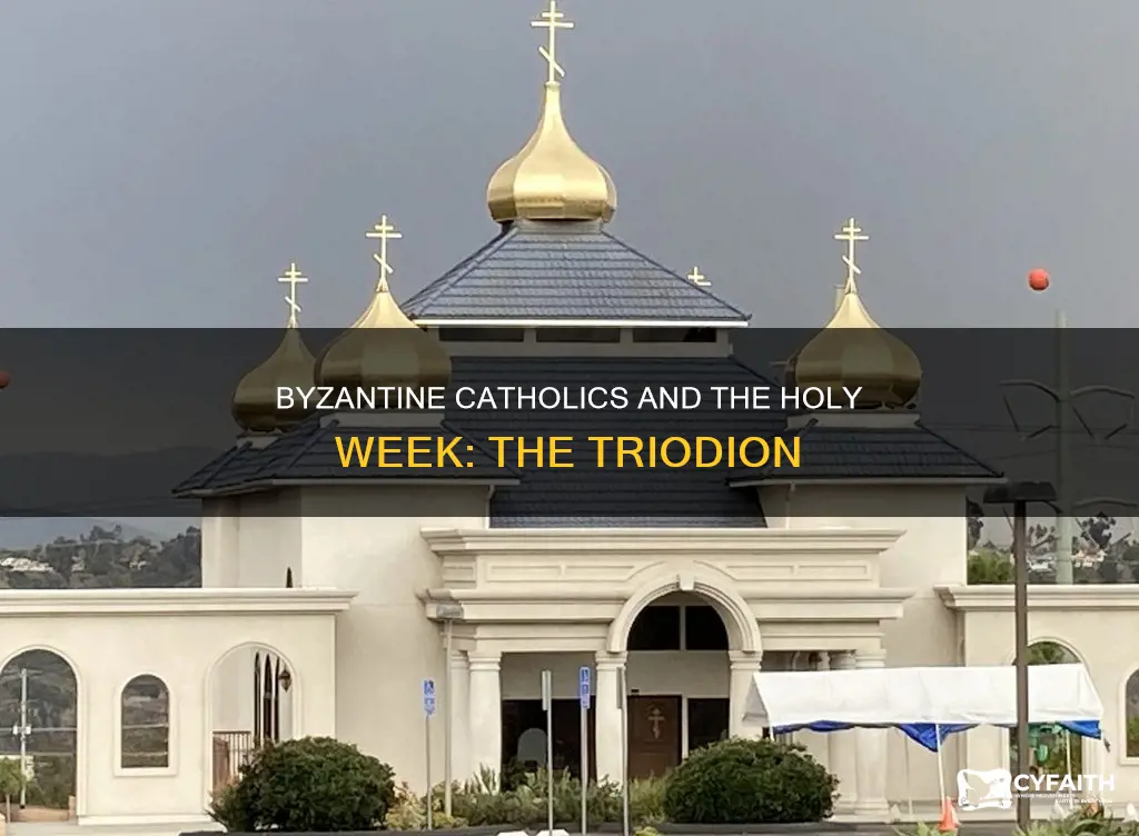 do byzantine catholics use the troidion